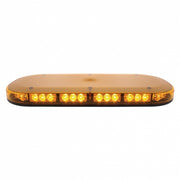 42 High Power LED Micro Warning Light Bar With Amber Lens - Magnet Mount