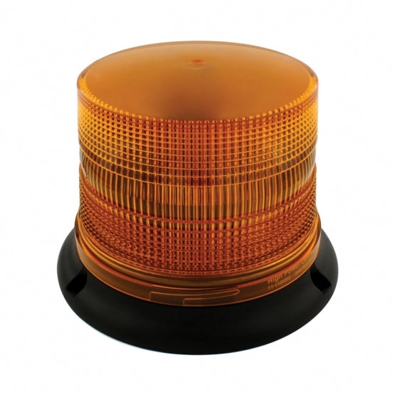 3 High Power LED 5" Round Beacon Light - Magnet Mount