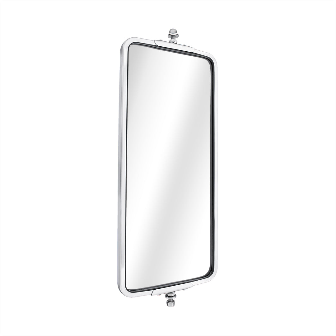 7" X 16" 430 Stainless Steel West Coast Style Mirror - Heated