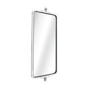 7" X 16" 430 Stainless Steel West Coast Style Mirror - Heated