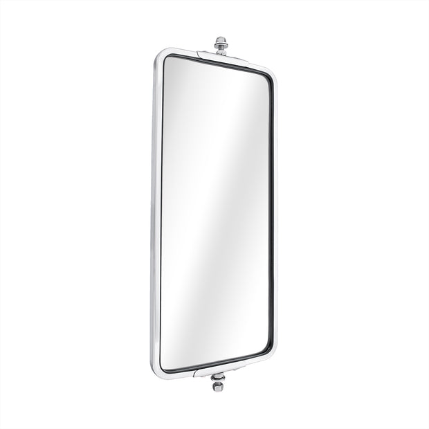 7" X 16" 430 Stainless Steel West Coast Style Mirror - Heated