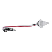 4 LED Dual Function 3/4" Mini Spike Light With SS Bezel (Clearance/Marker) - Blue LED/Clear Lens