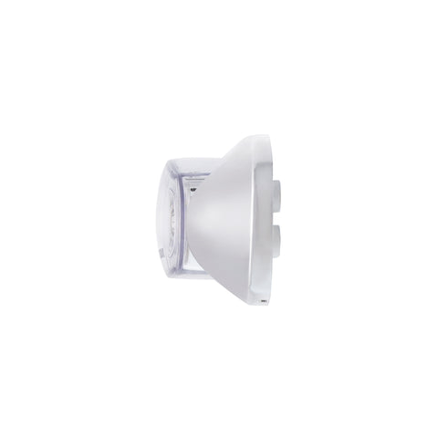 5 LED Reflector Light (Auxiliary/Utility) With Side Ditch Light -Red LED/Clear Lens (Card)
