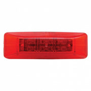 12 LED Rectangular Light (Clearance/Marker) - Red LED/Red Lens