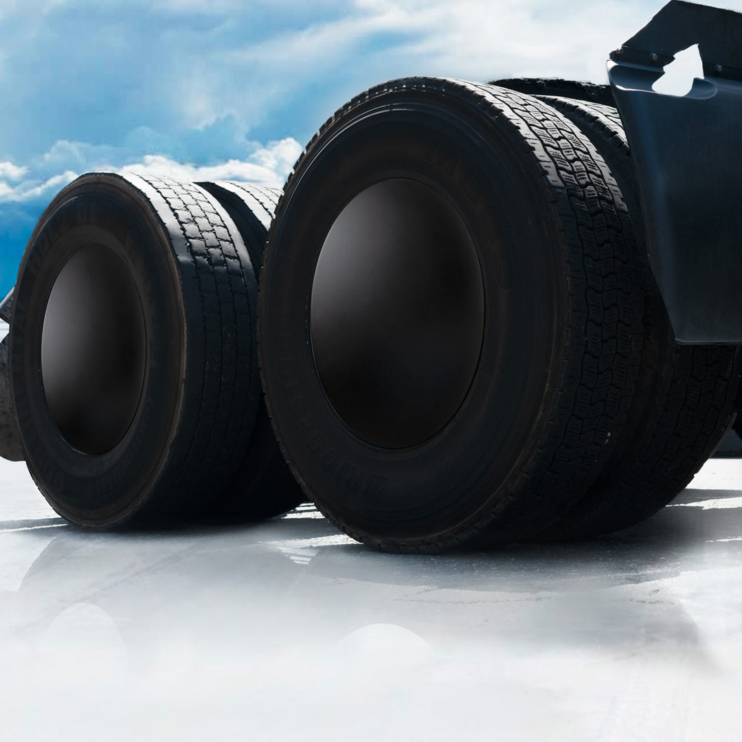 Aero Full-Moon Rear Axle Cover Kit - Matte Black