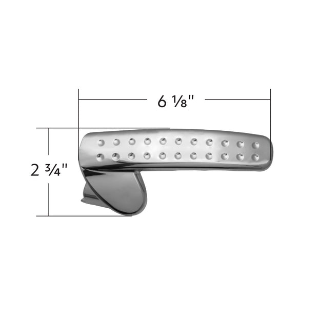 Chrome Interior Door Handle For 2008-2017 Freightliner Cascadia - Driver
