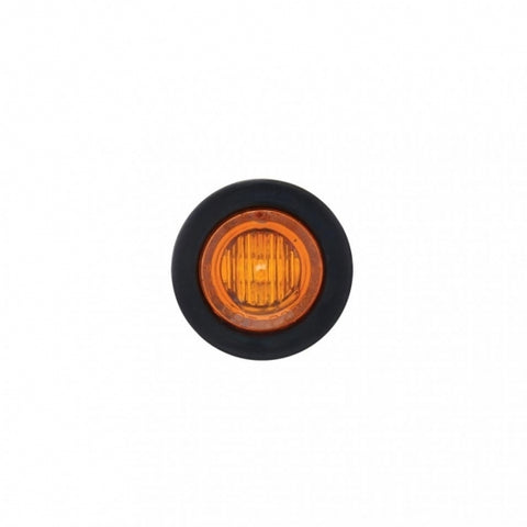 3 LED 3/4" Mini Light (Clearance/Marker) - Amber LED/Amber Lens