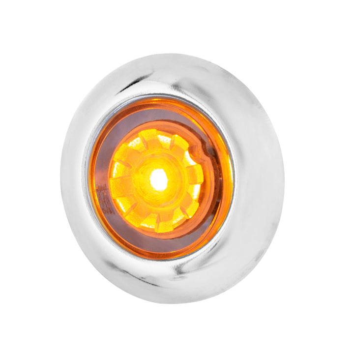 LED Single Function ArcBlast 3/4" Mini Light (Clearance/Marker) - Amber LED/Clear Lens United Pacific 34826