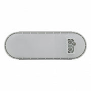 22 LED 6" Oval GloLight (Stop, Turn & Tail) - Red LED/Red Lens