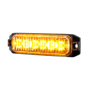 6 High Power LED "Competition Series" Slim Warning Light - Amber
