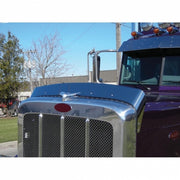 430 Stainless Steel Bug Shield For Peterbilt 388 (2008-2015), 389 (2008-2023) & Heavy Haul 367 (2008-2015)