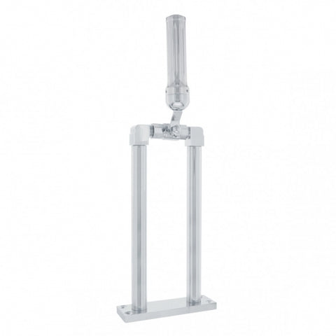 11" Chrome Air Horn Valve Lever With Stand Set
