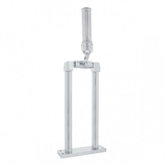 11" Chrome Air Horn Valve Lever With Stand Set