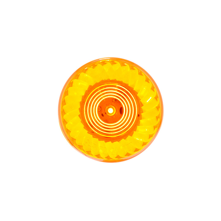 7 LED 2" Round Turbine Light (Clearance/Marker) - Amber LED/Amber Lens