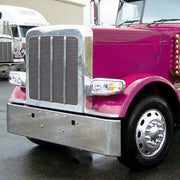 14 Amber LED Front Fender Cover For Peterbilt 388 (2008-2015) & 389 (2008-2023)-Clear Lens - Passenger