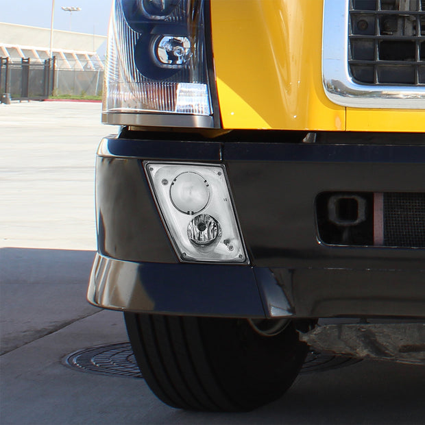 Chrome Fog Light Assembly For 2003-2017 Volvo VN/VNL - Passenger