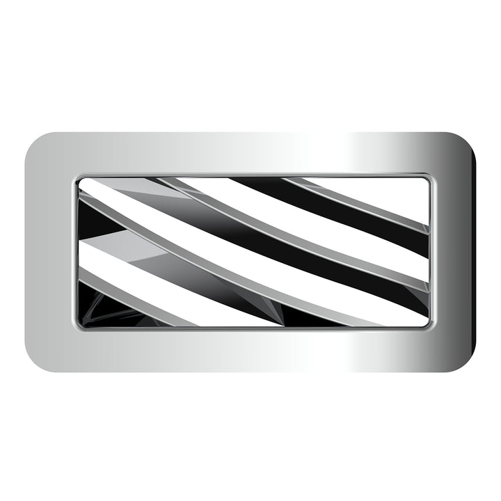 Chrome Plastic A/C Vent For 2001-2005 Peterbilt - Passenger