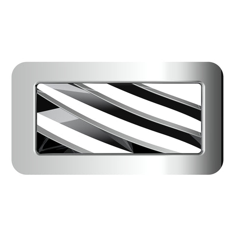 Chrome Plastic A/C Vent For 2001-2005 Peterbilt - Passenger