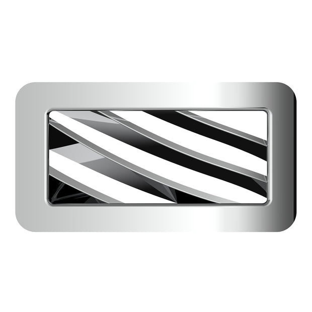 Chrome Plastic A/C Vent For 2001-2005 Peterbilt - Passenger