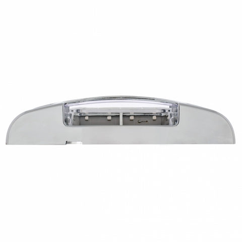 16 LED Reflector Light (Clearance/Marker) With Chrome Bezel - Red LED/Clear Lens