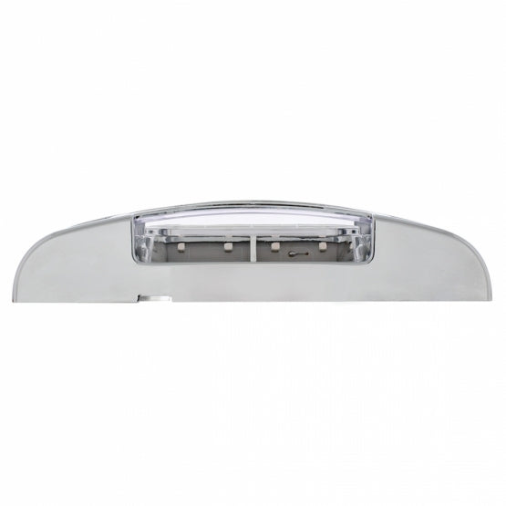 16 LED Reflector Light (Clearance/Marker) With Chrome Bezel - Red LED/Clear Lens