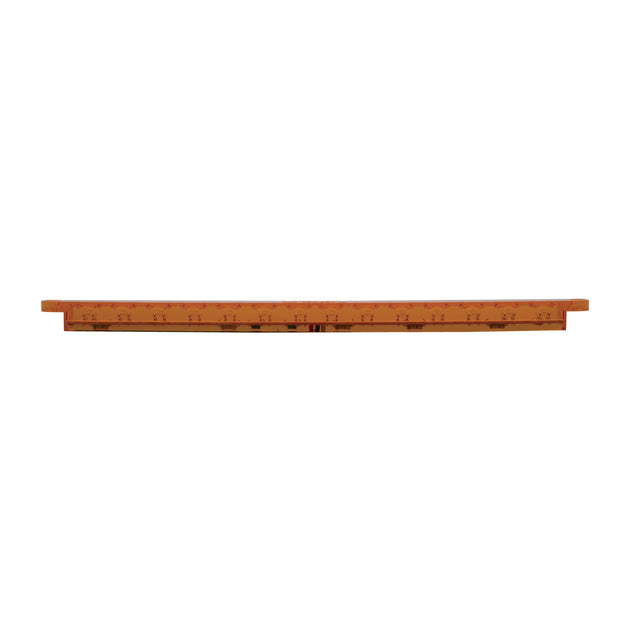 14 LED 12" Turn Signal Light Bar - Amber LED/Amber Lens