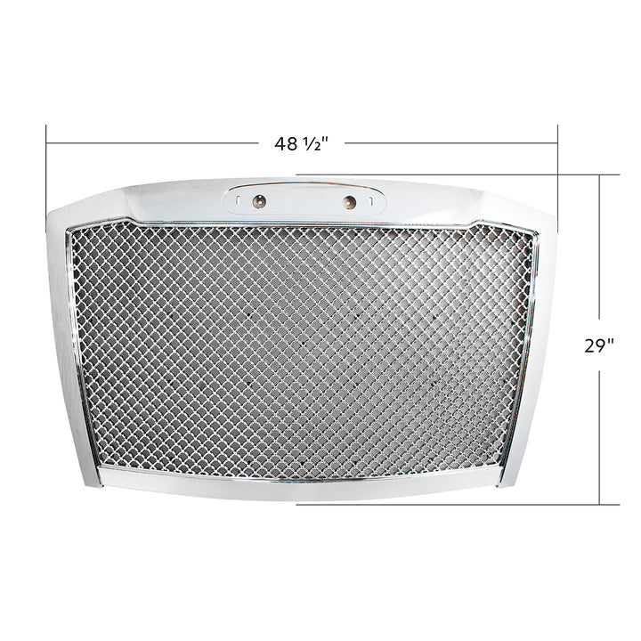 Mesh Grille For 2018-2024 Freightliner Cascadia-Chrome