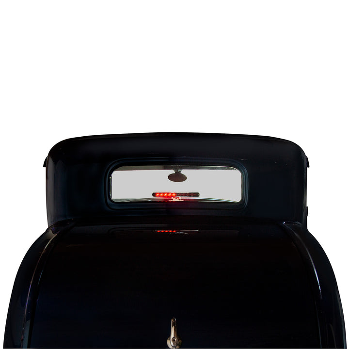 10 LED Split Function 3rd Brake Light With Chrome Swivel Pedestal Base - Red LED/Red Lens