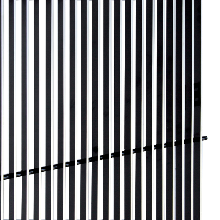 Aluminum Billet Style Grille Insert With Vertical Bars For Peterbilt 379 Extended Hood