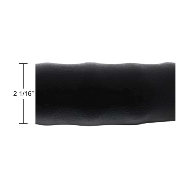 18" Premium Comfort Grip Steering Wheel Cover - Black