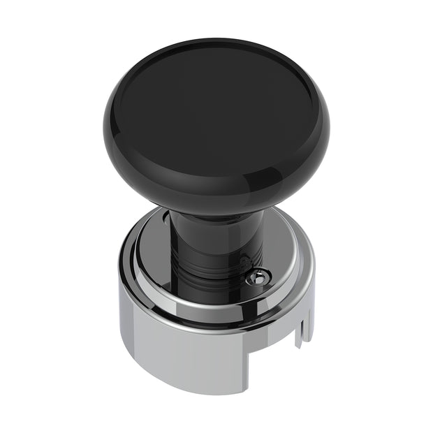 Thread-On Gearshift Knob & Adapter For Eaton Fuller Style 13/15/18 Shifter - Black