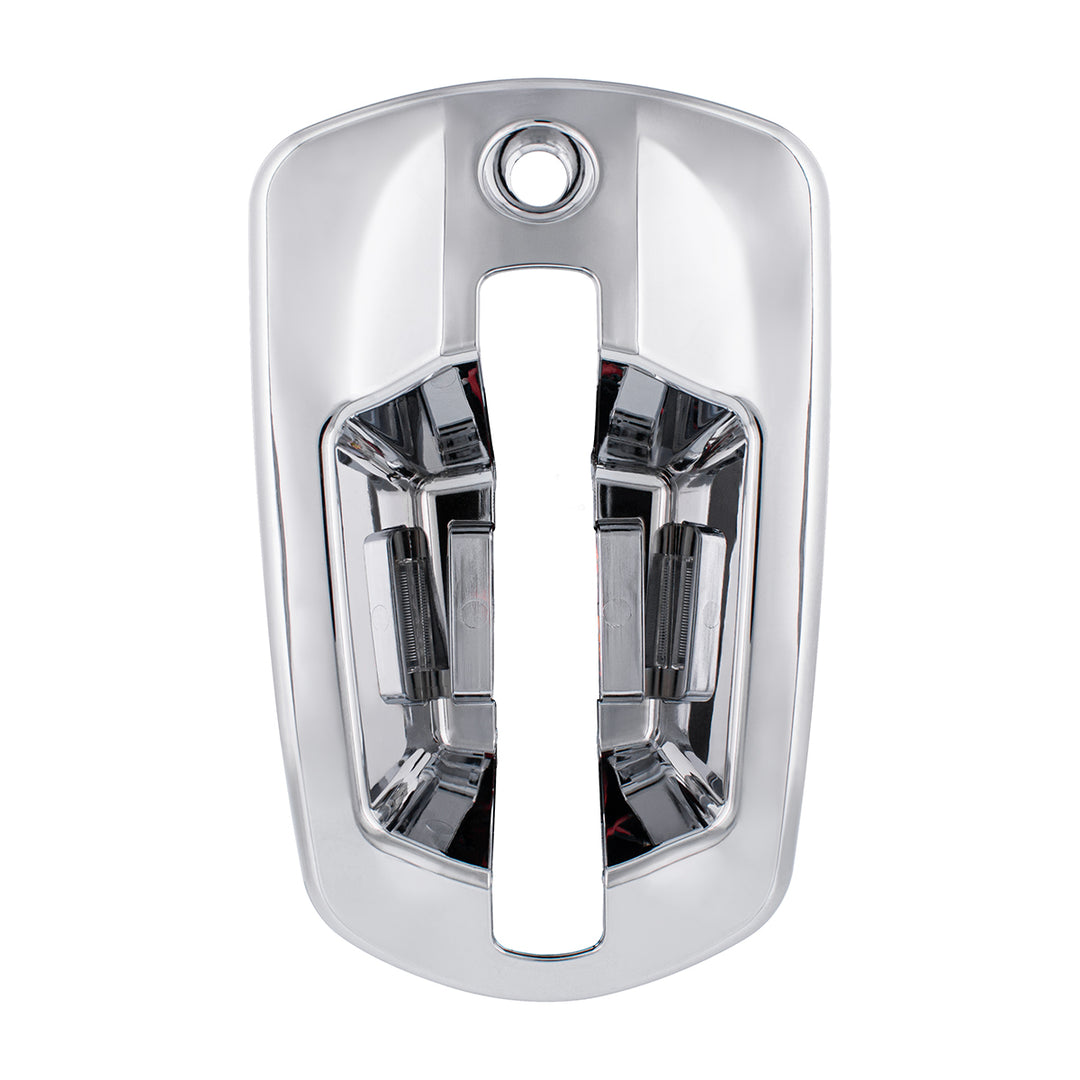 6 LED Chrome Door Handle Cover For 2018-2024 Freightliner Cascadia - Driver, Blue LED