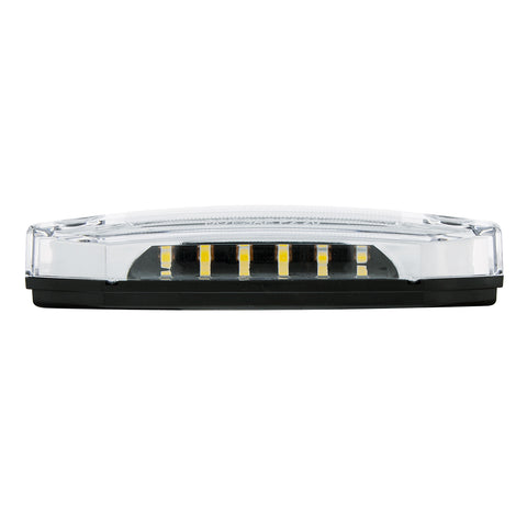 6 Amber LED Light (Clearance/Marker) With 6 White LED Side Ditch Light