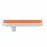 22 LED 6" Oval Clear Lens With Halo Insert GloLight Light Kit - Amber LEDs/Amber Insert (Each)