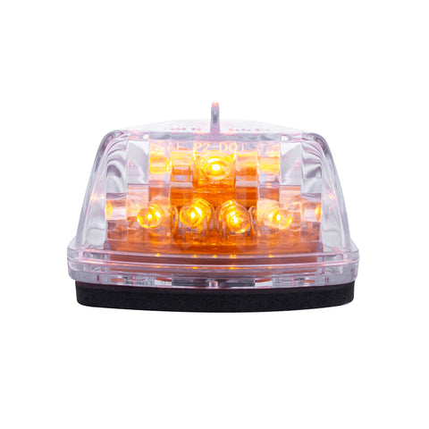 15 LED Pick-Up/SUV Cab Light - Amber LED/Clear Lens