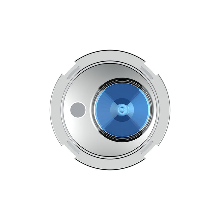 Center A/C Control Knob For 2006+ Kenworth - Blue Crystal
