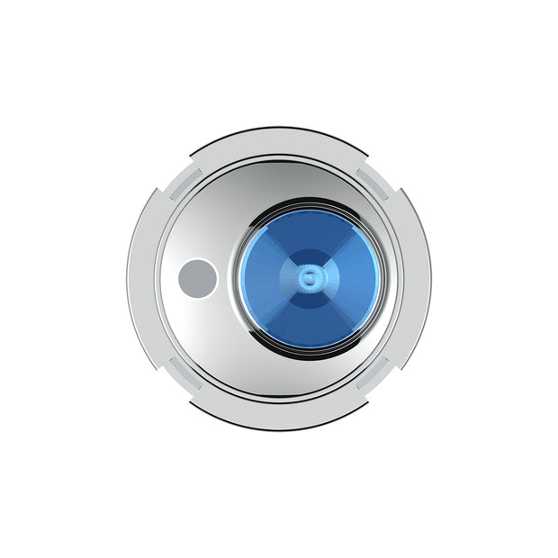 Center A/C Control Knob For 2006+ Kenworth - Blue Crystal