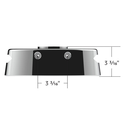 Chrome Plastic Upper Steering Column Cover For 2002-2005 Kenworth W900/T800/T600/T300