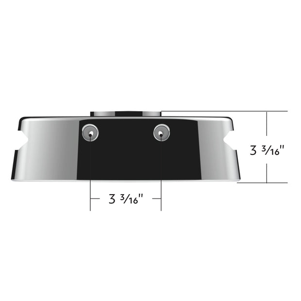Chrome Plastic Upper Steering Column Cover For 2002-2005 Kenworth W900/T800/T600/T300