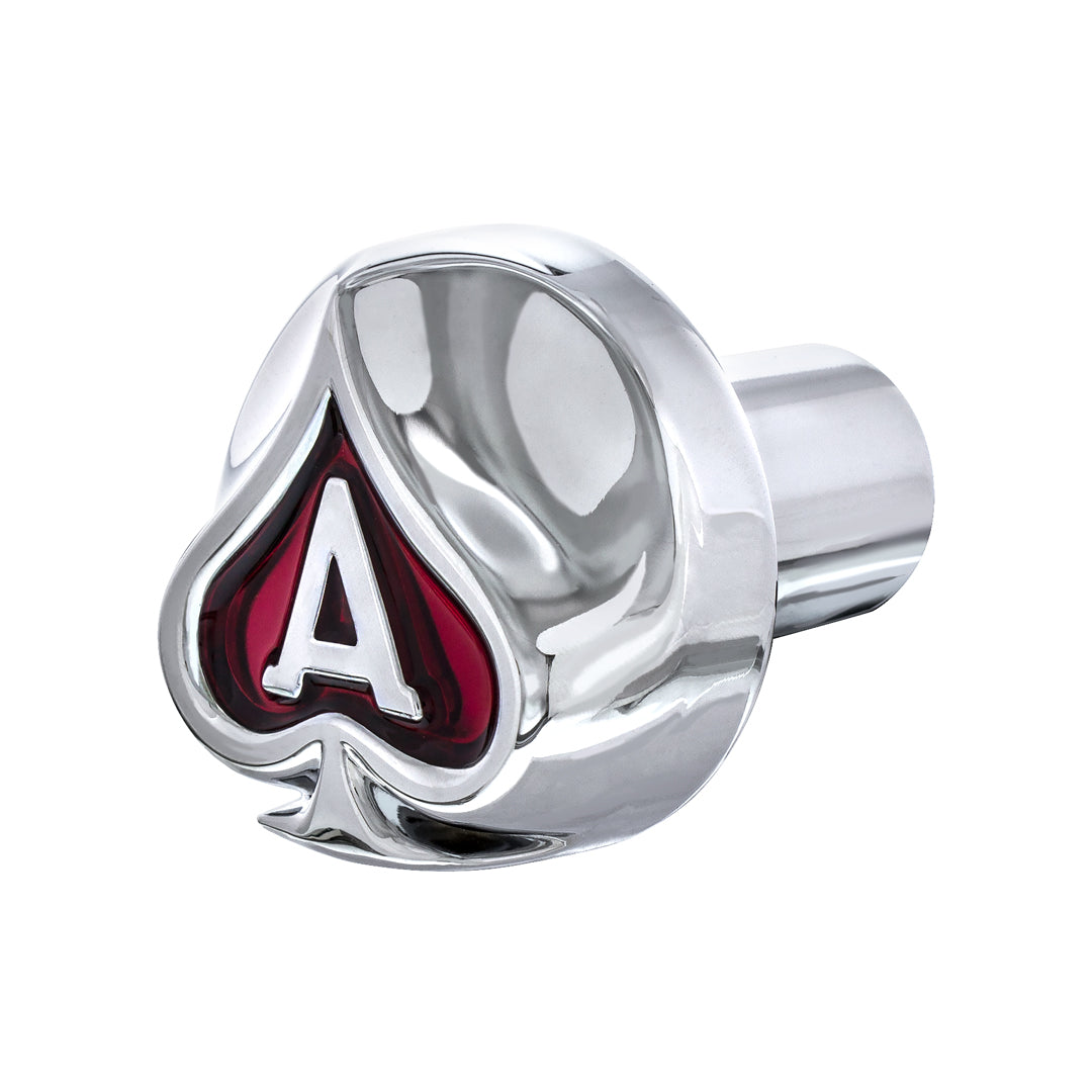 1/2"-13 Thread-On Ace of Spades Shift Knob - Chrome