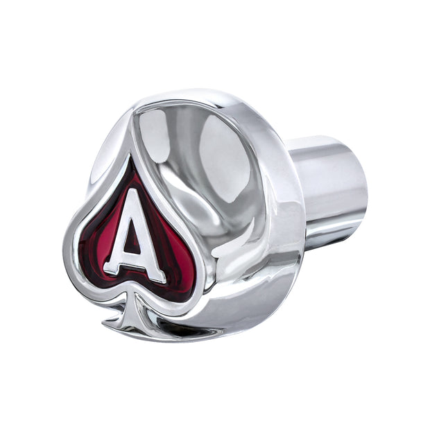 1/2"-13 Thread-On Ace of Spades Shift Knob - Chrome