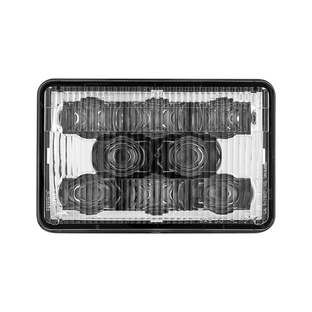 ULTRALIT - 8 High Power LED 4" X 6" Headlight - High Beam