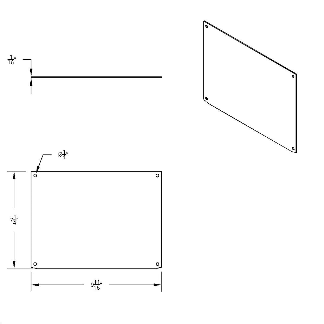 Stainless Steel Dash Blank for 2018-2023 Freightliner Cascadia