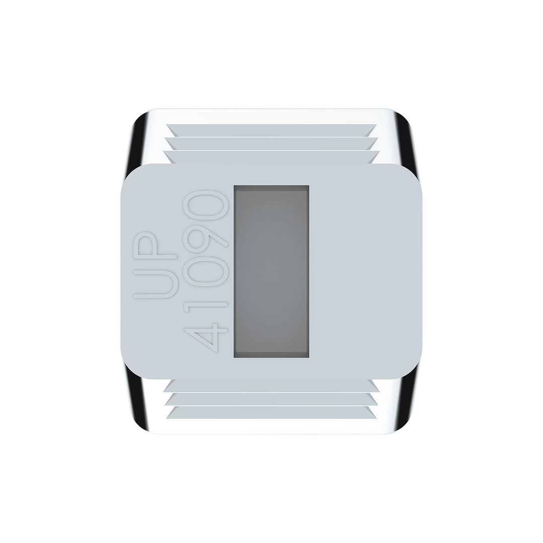 Chrome Plastic A/C &amp; Heater Slider Control Knob For Kenworth/Freightliner - Plain (Card Of 3)