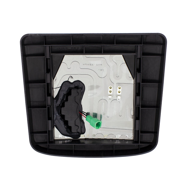 Heated Auxiliary Convex Mirror With LED Turn Signal For 2012-2017 Volvo VNL - Passenger