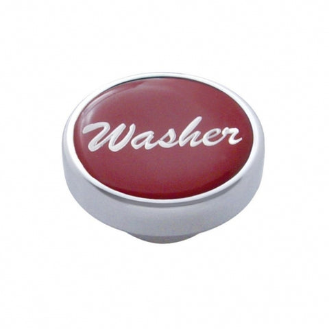 "Washer" Dash Knob - Red Glossy Sticker