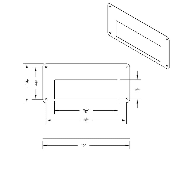 Stainless Steel Cobra 29 Radio Face Plate For Freightliner