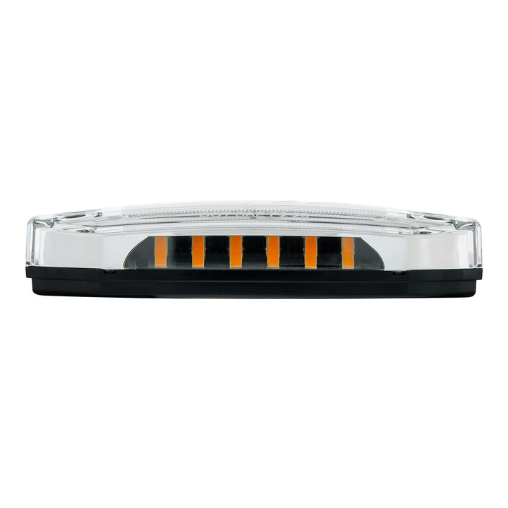 6 Amber LED Light (Clearance/Marker) With 6 Blue LED Side Ditch Light