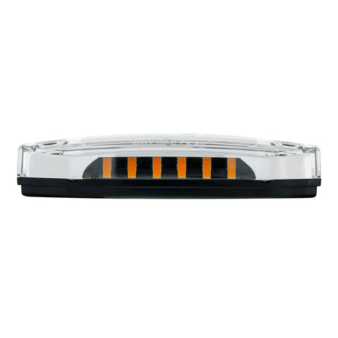 6 Amber LED Light (Clearance/Marker) With 6 Blue LED Side Ditch Light