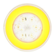 21 LED 4" GloLight (Turn Signal) - Amber LED/Clear Lens